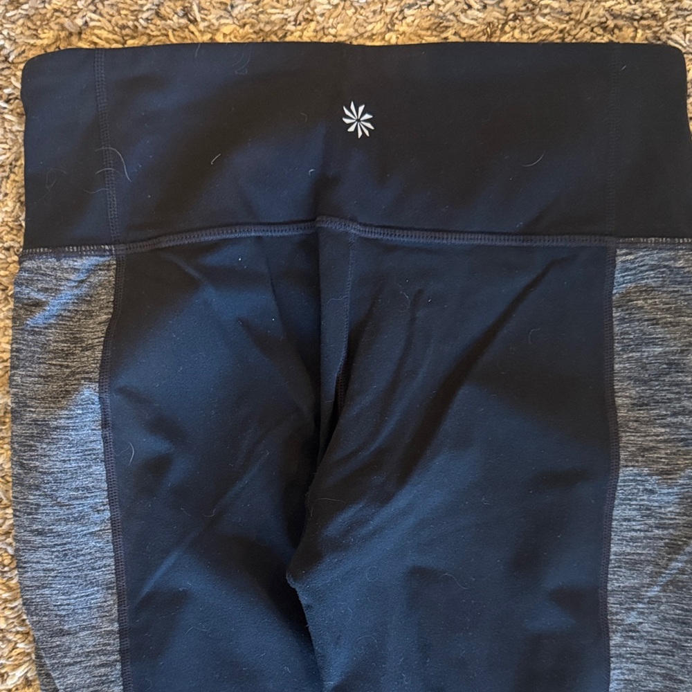 Athleta Women's Pink Performance Tank & Black Leggings Set - Picture 8 of 8